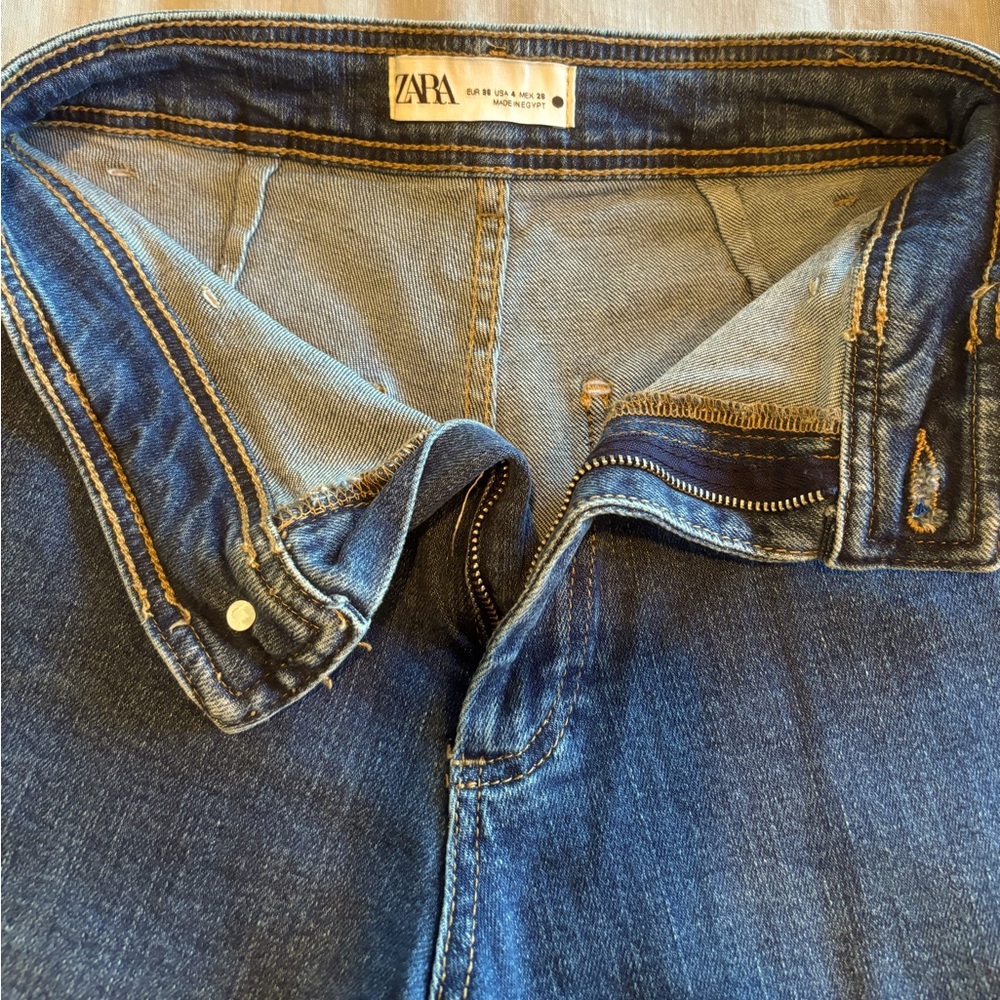 Zara denim, wide leg, size 4 worn twice